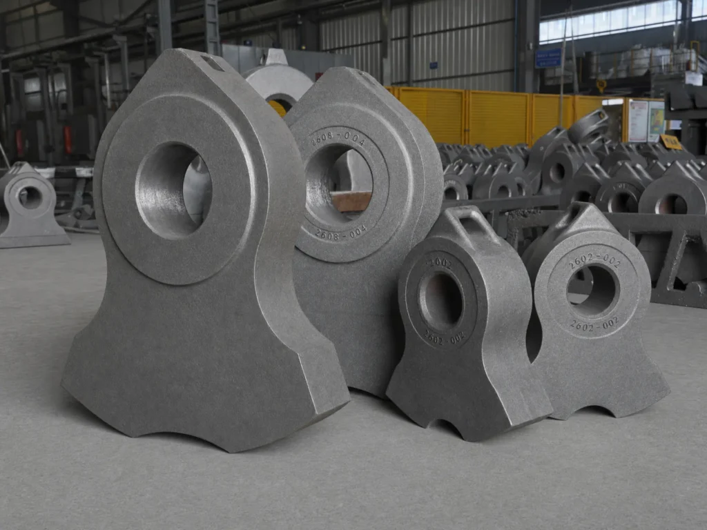 High wear-resistant crusher hammers for hammer crushers