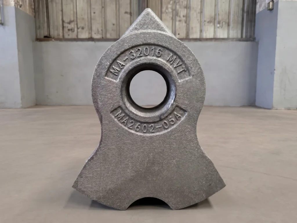 primary-crusher-high-manganese-hammer Manganese steel hammer for hammer crusher and primary crushing