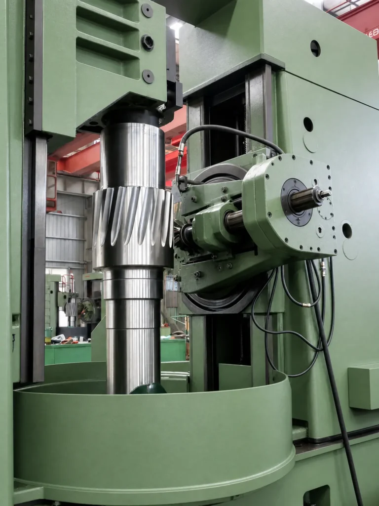cnc-pinion-gear-machining CNC gear hobbing for high-precision pinion gear production.