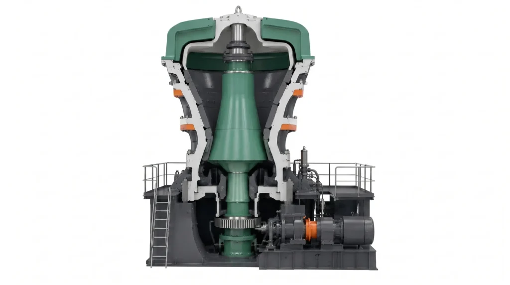 gyratory-crusher-render Primary Gyratory Crusher Equipment