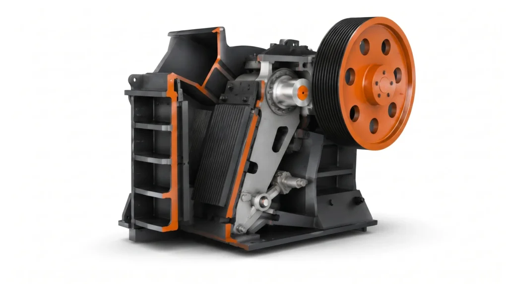 jaw-crusher-equipment Jaw crusher used in mining and aggregate production
