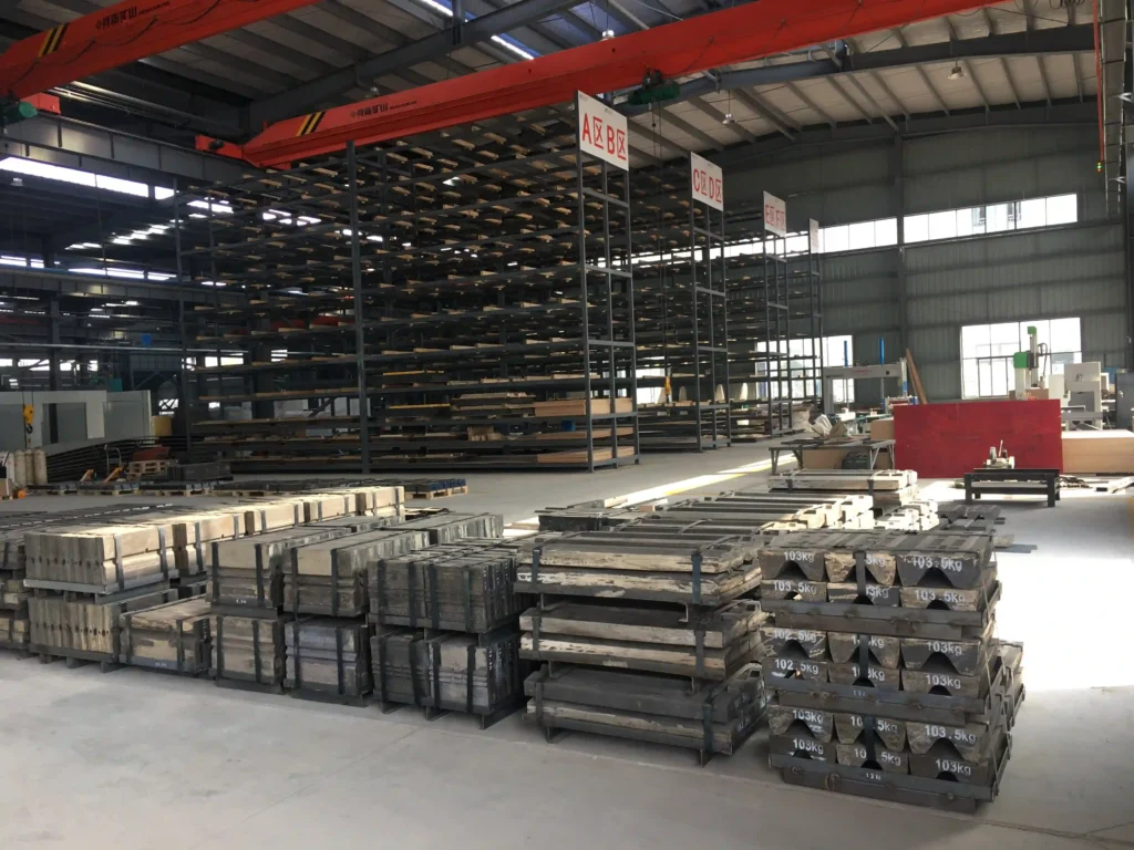 In-house pattern and tooling workshop supporting OEM and custom wear parts production.